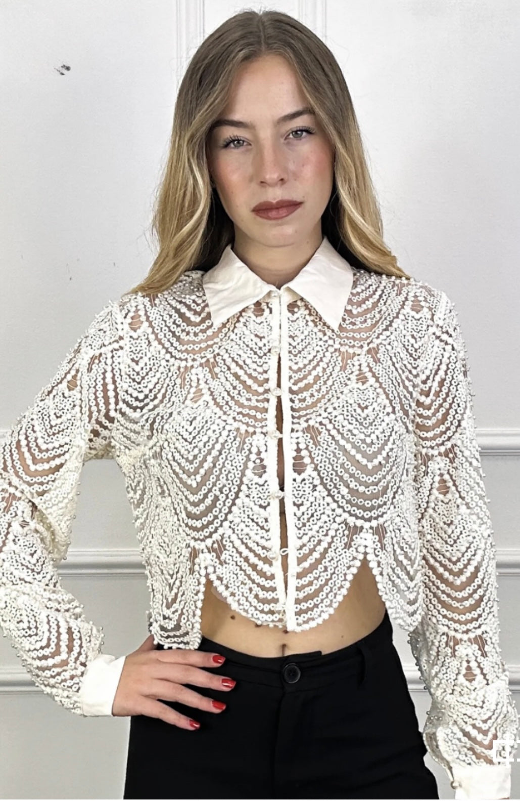 Eloise Lace Elegance Top-Top-Secret Closet